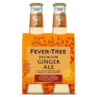 Fever-Tree | Ginger Ale | 4-pack | 20 cl 4 x 20 cl
