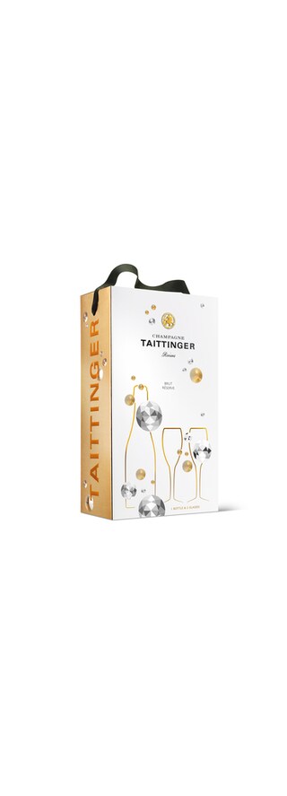 Taittinger | Champagne brut + 2 verres 
