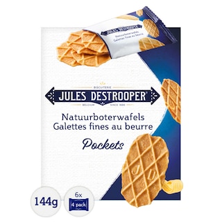 Jules Destrooper | Galettes Au Beurre | Pocket 144 gr