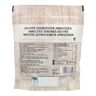 Delhaize | 250G ZACHTE ABRIKOZEN 