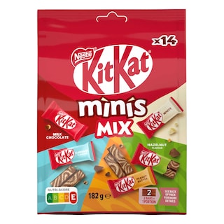 KitKat | Barre chocolatée | Mini Mix | 3 variétés 197 gr