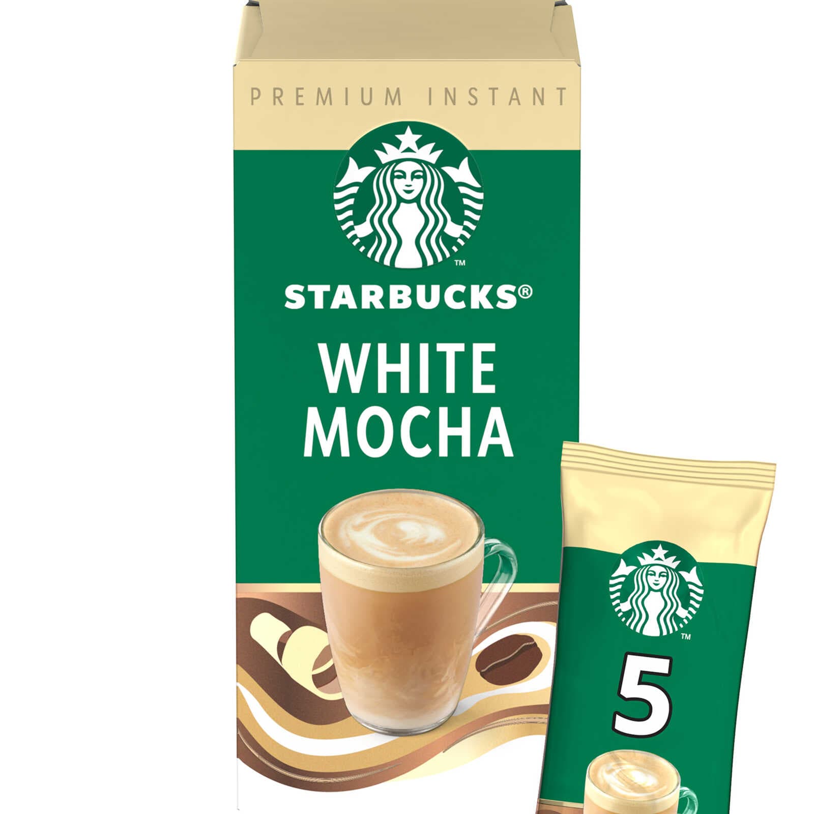 Starbucks Oploskoffie White Mocha | 5 sticks