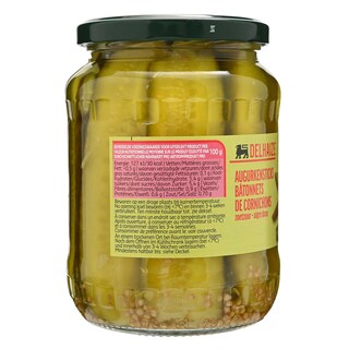Delhaize | Cornichons | Batonnets | Aigre-Doux 360 gr
