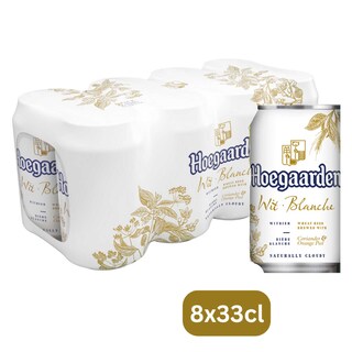 Hoegaarden | Witbier | 4,9% alc | Blik 8 x 33 cl