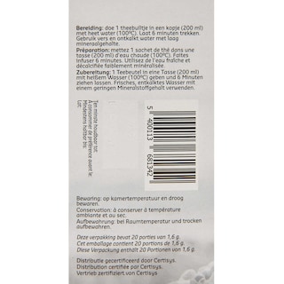 Delhaize | Bio | Tisane | No stress | Sachets | Bio 