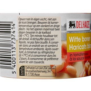 Delhaize | Witte bonen | Tomatensaus 360 gr