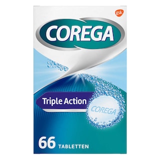 Corega | Nettoyant Prothèse Dentaire | Triple Action 