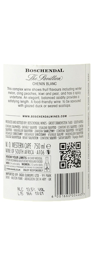 Bosch Pavillon | Chenin 75 cl