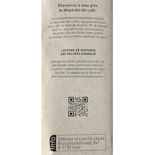 Latitude 28 | Koffie | Lungo| Bonen | RFA | Bio 