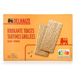 Delhaize | Tartines grillées | Froment 2 x 125 gr