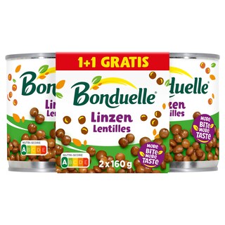 Bonduelle | Lentilles | 1+1 2 x 160 gr