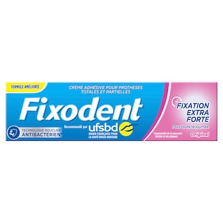 Fixodent | Crème Adhésive pour Prothèses Dentaires | Original 