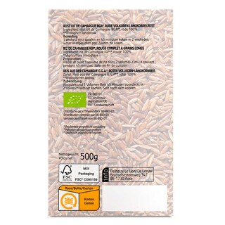 Delhaize | Bio | Rijst | Rood | Camargue | Bio 