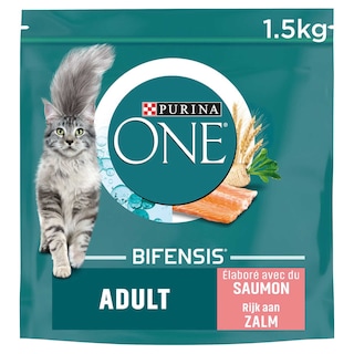 Purina ONE | Bifensis | Aliment Chat | Adulte | Croquettes | Saumon 