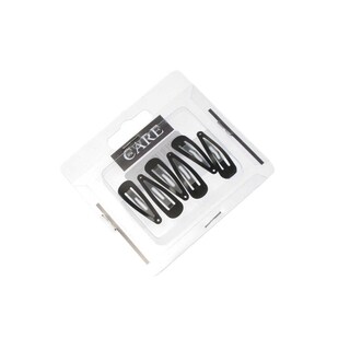 Delhaize | Care | Pince clic-clac | 3 cm, noire 