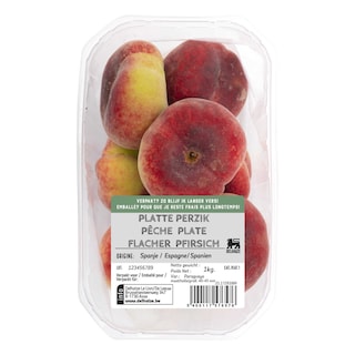 Delhaize | Pêche plate 1 kg