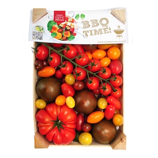 National Brand | Tomaten | BBQ Mix | Kistje 