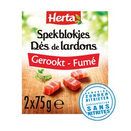 Herta | Spekblokjes Gerookt | Bewaring Zonder Nitrieten 