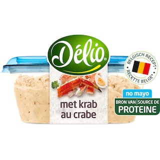 Délio | No Mayo | Riche en protéine | Salade Crabe 180 gr