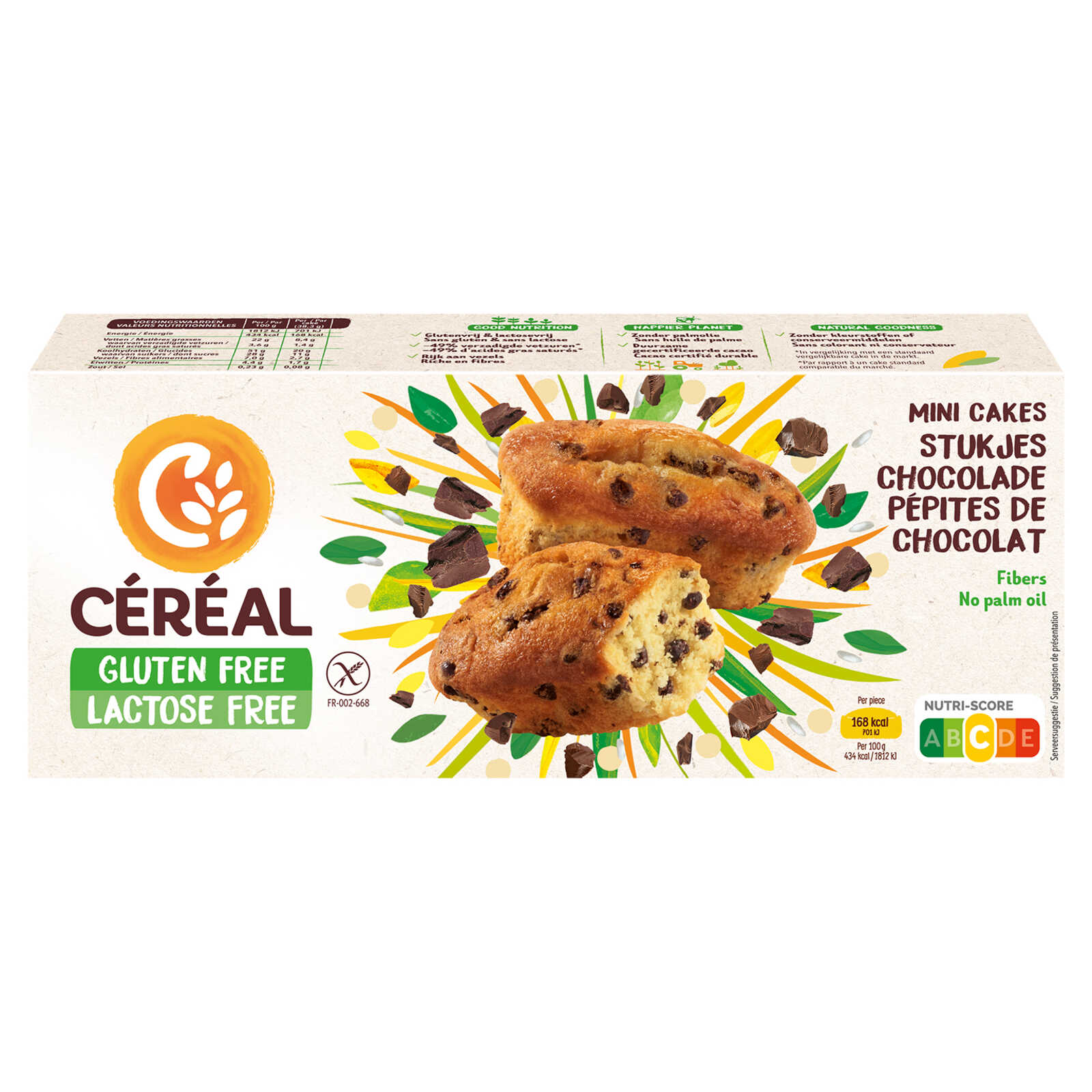 Céréal Cakes | Mini | Chocolade | Glutenvrij