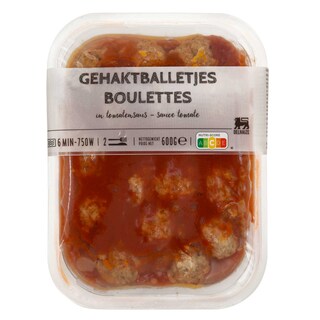 Delhaize | Boulettes | Sauce tomate 600 gr