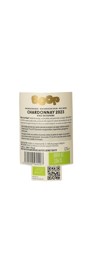BOOP | Best Of Our Planet | Chardonnay | Bio 75 cl