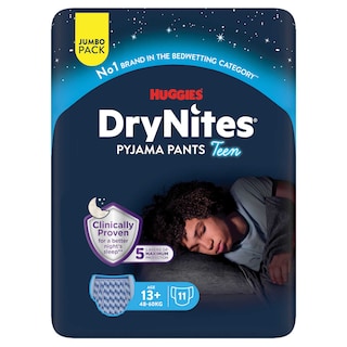 Huggies | DryNites | Broekjes | Nacht |13 Jaar+ 