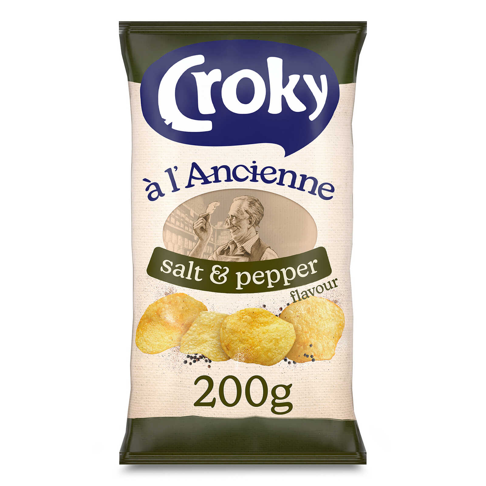 Croky Chips | Ancienne | Peper | Zout