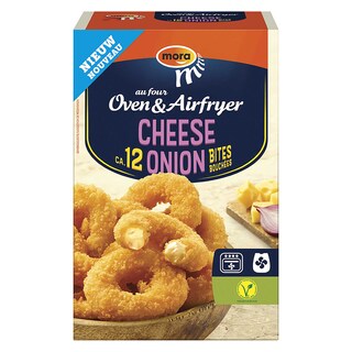 Mora | Onion bites | Cheese | Oven&airfryer 12 x 20 gr
