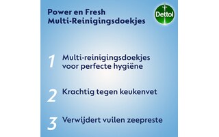 Dettol | Lingettes | Citron | 110st 