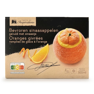 Taste of Inspirations | Orange Givrée | Avec Sorbet d' Orange 2 x 15 cl