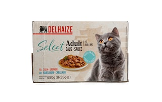 Delhaize | Kattevoeding | Saus | Vis 