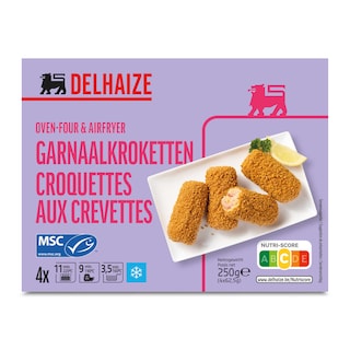 Delhaize | Croquettes | Crevettes | 28% | Four 