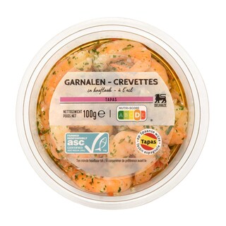 Delhaize | Garnalen | in look 100 gr