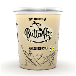 Butterfly | Soupe | Crème d'asperges | Crème de tomates | Boulettes de viande 