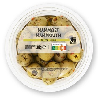 Delhaize | Olives mammouth 130 gr
