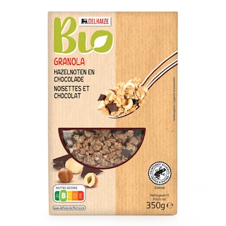 Delhaize | Granola | Chocolade | Bio 