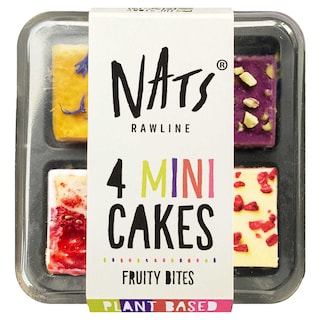 Nats Rawline | Raw cakes | Fruit |Sans gluten | Mini | 4pc 