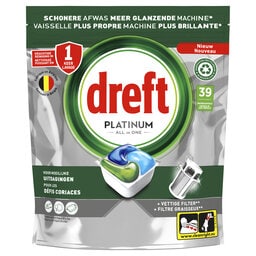 Dreft | Platinum All in One | Vaatwascapsules | Original 