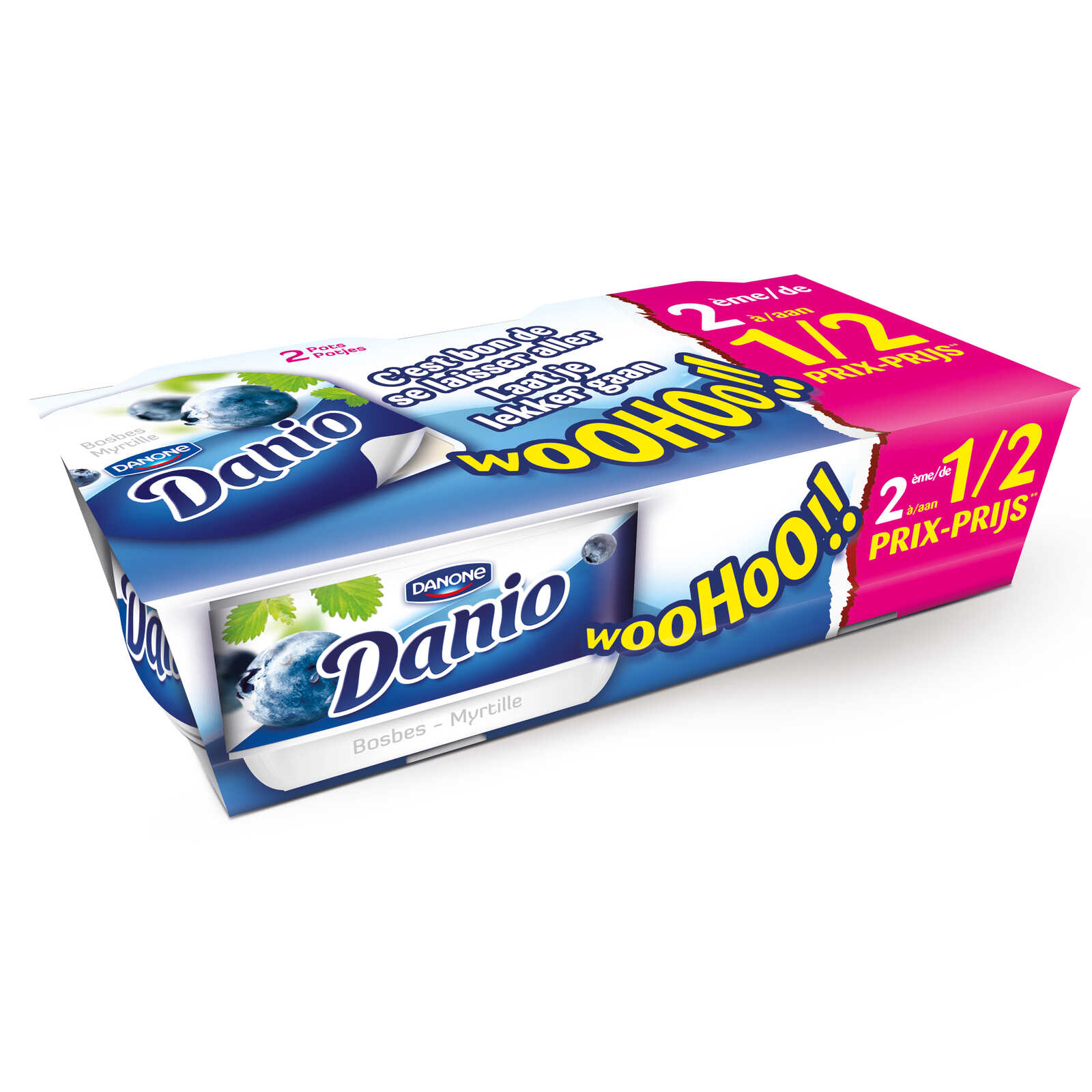Danone | Danio | Spécialité au fromage frais | Myrtille 