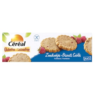 Céréal | Koek | Zand | Framboos | Glutenvrij 