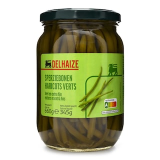 Delhaize | Haricots verts | Extra fin 340 gr