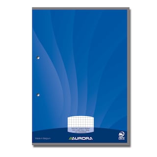 Aurora | Bloc de cours | A4 | Quadrillé 