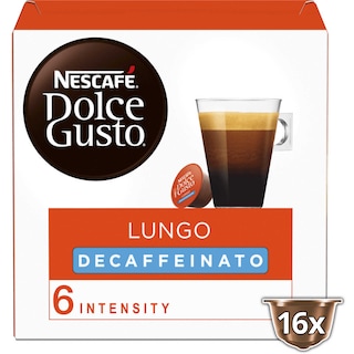 Nescafé | Dolce Gusto | Koffie Lungo cafeïnevrij | 16 capsules 