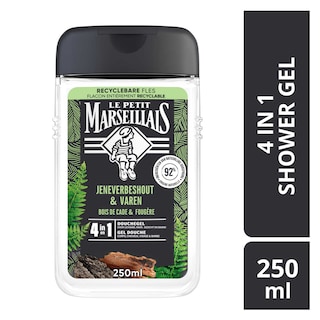 Le Petit Marseillais | Gel douche | Bois de cade-Fougère 