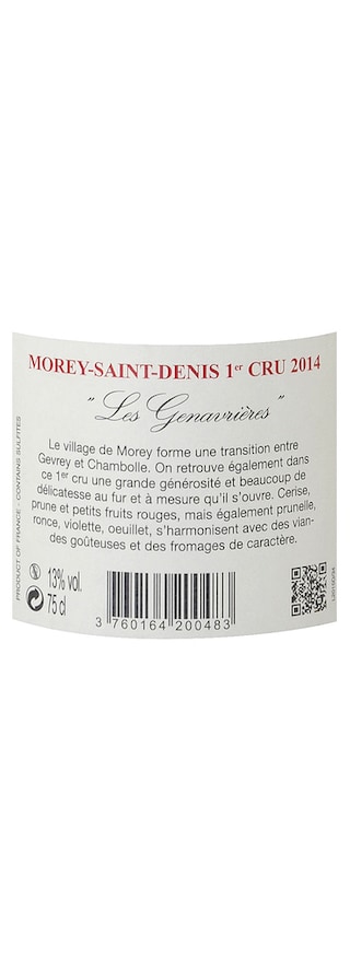 Les Genavrieres | Morey-Saint-Denis 1er Cru | 2014 