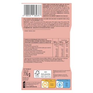 Delhaize | Boîte de repas | Curry madras 