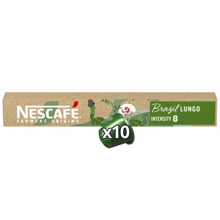 Nescafé | Farmers Origins | Café Lungo Brazil | 10 capsules 52 gr