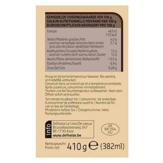 Delhaize | Melk | Geëvaporeerd | Halfvol | 4% 