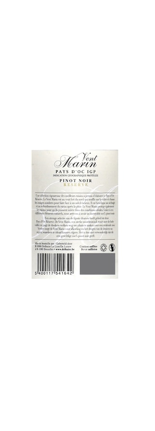 Vent Marin | Pays d'Oc | Pinot Noir 